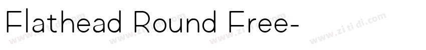 Flathead Round Free字体转换